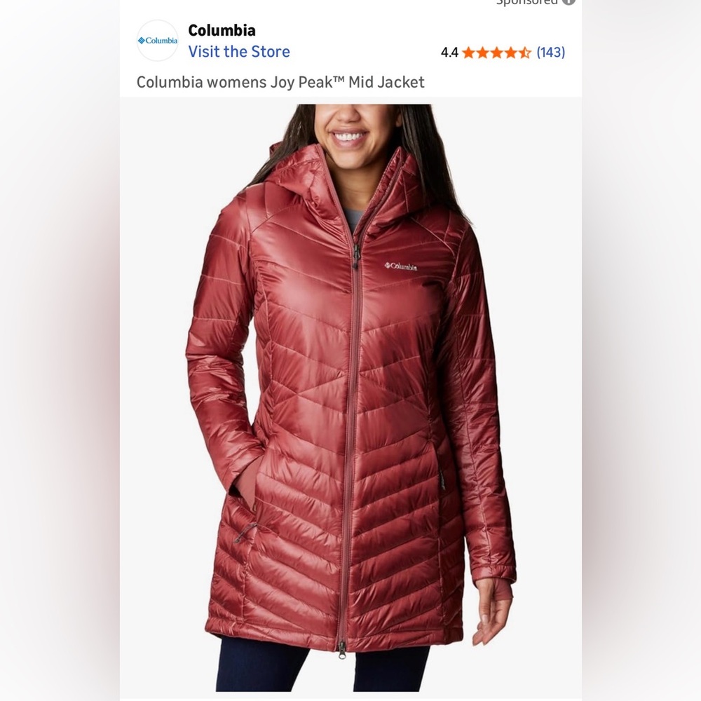 Columbia Joy Peak mid jacket